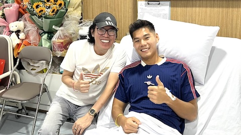 Hiểu Minh được các fan nhí chào đón nồng nhiệt tại quê nhà